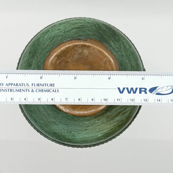 Vintage Mexican Two Toned Copper Vase - Picture 6 of 7